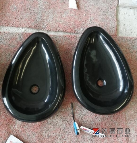 Mongolia Black Granite Wash Basins 600x400x100