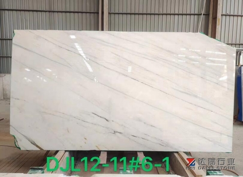 Dior White Marble Slabs With Nice White Color and Grey Veins