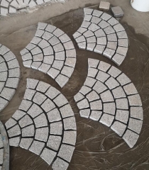 G603 Fan Shape Mesh Paver Drive way paving stone