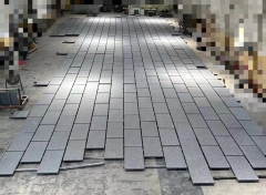 Steel Grey Granite Flamed Wall Cladding Tiles