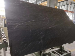 Via Lactea Black Granite Flamed Slabs Flamed Tiles