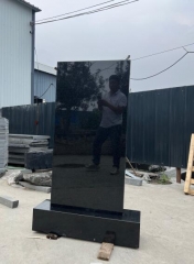 China Black Granite Shanxi Black Granite Headstone Russia Market