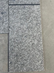 Steel Grey Granite Flamed Wall Cladding Tiles