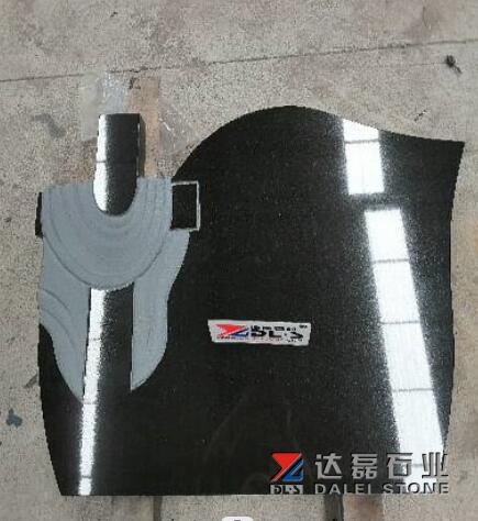 Pure Black Cross Headstone Manufacture China