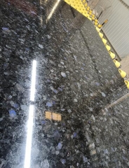 Volga Blue Labradorite Granite Slabs Kitchen Countertops