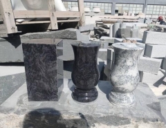 Bahama Blue Vase Wholesale Factory Producing Tombstone