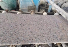 Cheapest Pink Granite Tiles Flamed Pink Color
