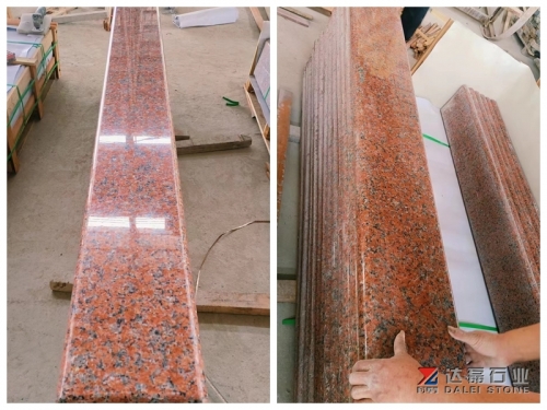 Red Granite G562 Steps Risers Polished