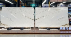 China Calacatta White Big Slabs Marble Projects