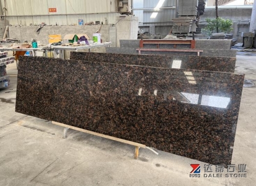 Tan Brown Grnaite Small Slabs Polished China Supply