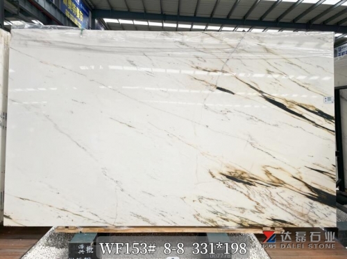 China Calacatta White Big Slabs Marble Projects