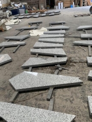 White Granites Steps Special Design Risers Tiles