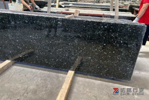 Emerald Pearl Granite Slabs Polished For Countertops