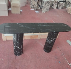 Nero Marquina Bar Table Honed Finish Way