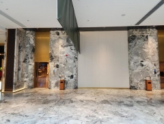 Panda Grey Marble Slabs And Tiles Polished For Building Project