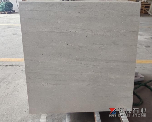 Gower Grey Travertine Polished Honed Custom Cutting