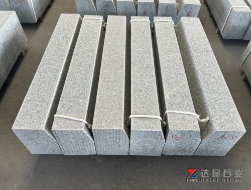 G623 Granite Kerbstone Flamed Top and Chamfer