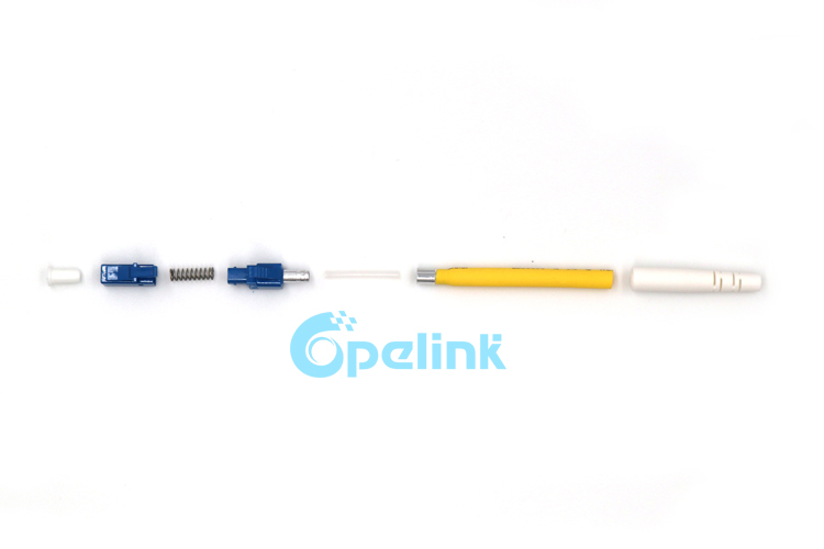 LC/UPC Simplex Singlemode fiber Optic Connector, blue color LC/UPC Simplex Singlemode fiber Optic Connector, blue color