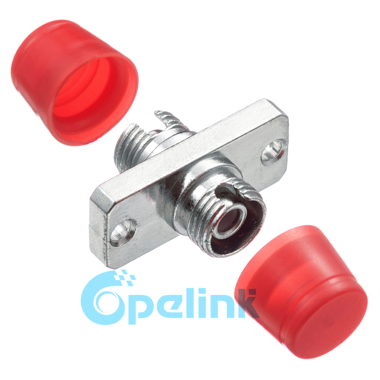 FC-FC Metal Rectangular Simplex Singlemode Fiber Optic Adapter FC-FC Metal Rectangular Simplex Singlemode Fiber Optic Adapter