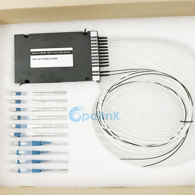 4CH LC/PC Mux+Demux Optical DWDM, ABS Box packging 4CH LC/PC Mux+Demux Optical DWDM, ABS Box packging