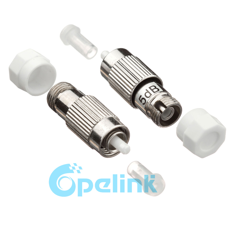 FC-FC Plug-in Fixed Optical Attenuator, metal housing FC-FC Plug-in Fixed Optical Attenuator, metal housing