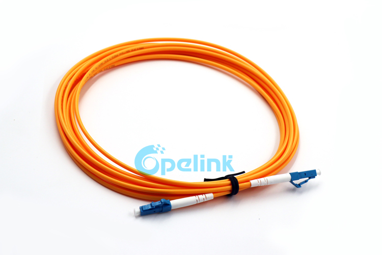 LC-LC fiber optic patchcord, 3.0mm SM Simplex, LSZH/PVC Yellow color LC-LC fiber optic patchcord, 3.0mm SM Simplex, LSZH/PVC Yellow color
