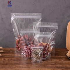 Transparent self-sealing bag small dry goods flower tea sealed packaging bag moisture-proof plastic seal food bag