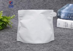 Coffee tea side zipper easy to tear self-sealing packaging bag self-shaped with air valve packaging bag home page