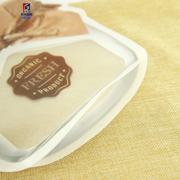 Jar sealed bag shaped self-sealing packaging bag