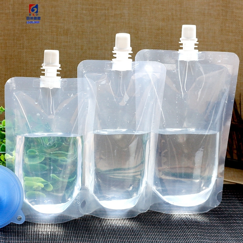 Transparent Self-supporting Suction Bag
