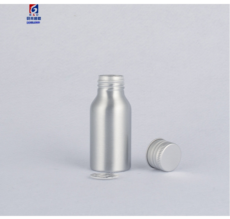 40/50/100/120/150/250ML Pinchbeck Aluminum Screw-capped Bottle