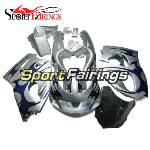 Fairing Kit Fit For Suzuki GSXR600 750 1996-1999 - Silver Blue