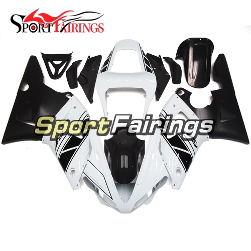 Fairing Kit Fit For Yamaha YZF R1 2000 2001 - White Black