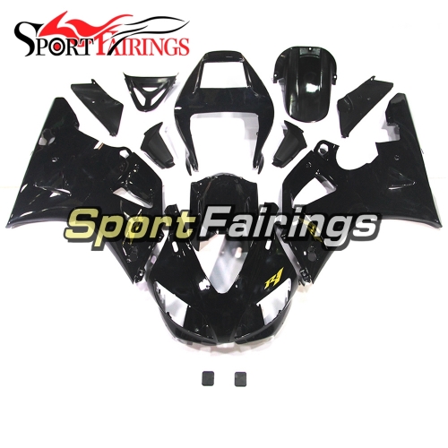 Fairing Kit Fit For Yamaha YZF R1 1998 1999 - Gloss Black with Gold