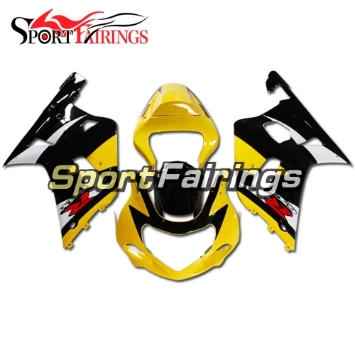 Fairing Kit Fit For Suzuki GSXR600 750 2000 - 2003 - Yellow Black