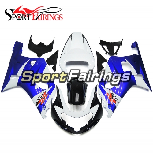 Fairing Kit Fit For Suzuki GSXR600 750 2000 - 2003 - White Blue