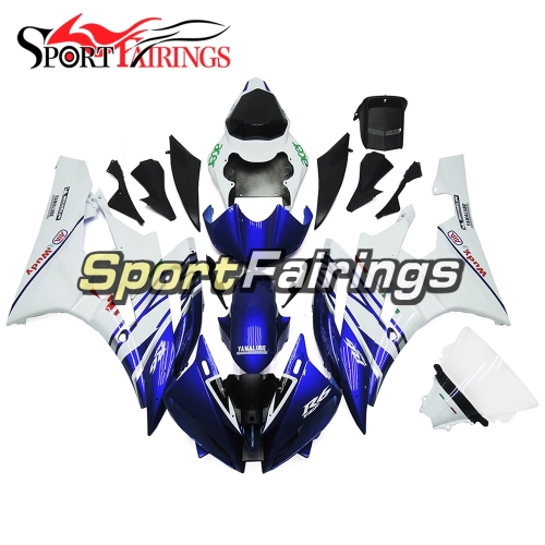 Fairing Kit Fit For Yamaha YZF R6 2006 2007 -  White Blue