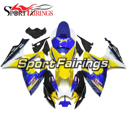 Fairing Kit Fit For Suzuki GSXR600 750 2006 - 2007 - Yellow Blue