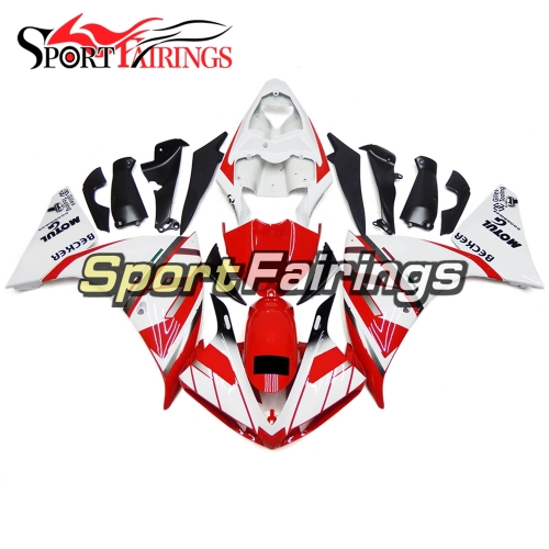 Fairing Kit Fit For Yamaha YZF R1 2009 - 2011 -Flat White Red