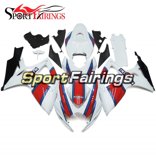 Fairing Kit Fit For Suzuki GSXR600 750 2006 - 2007 - White Red