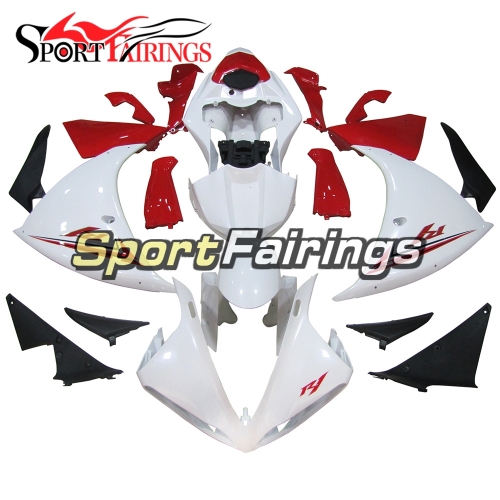 Fairing Kit Fit For Yamaha YZF R1 2009 - 2011 -White Red