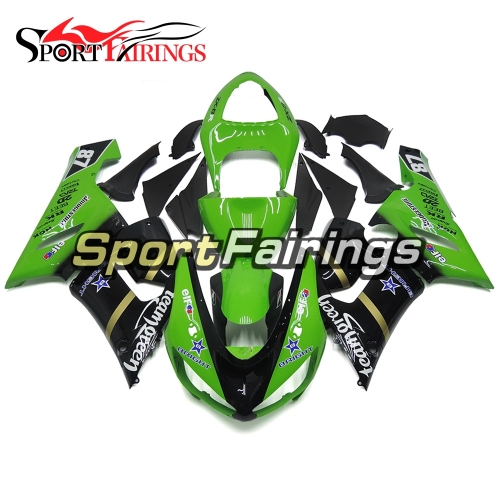 Fairing Kit Fit For Kawasaki ZX6R 2005 - 2006 - Team Green 87