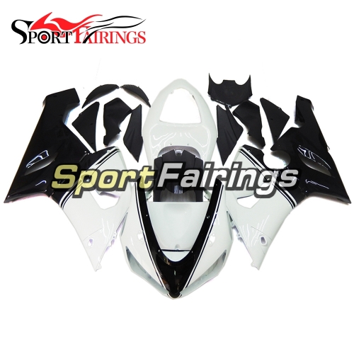 Fairing Kit Fit For Kawasaki ZX6R 2005 - 2006 - White Black