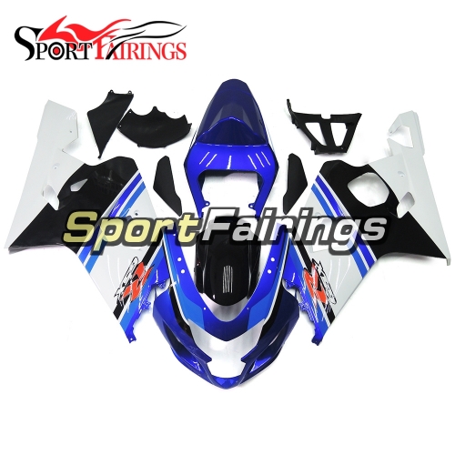 Fairing Kit Fit For Suzuki GSXR600 750 2004 - 2005 - Blue Black White