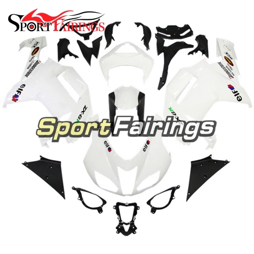 Fairing Kit Fit For Kawasaki ZX6R 2007 - 2008 -Pearl White