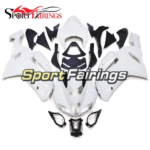 Fairing Kit Fit For Kawasaki ZX6R 2007 - 2008 - White