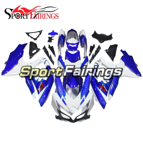 Fairing Kit Fit For Suzuki GSXR600 750 2008 - 2010 - Blue White