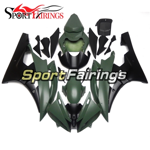 Fairing Kit Fit For Yamaha YZF R6 2006 2007 - Army Green