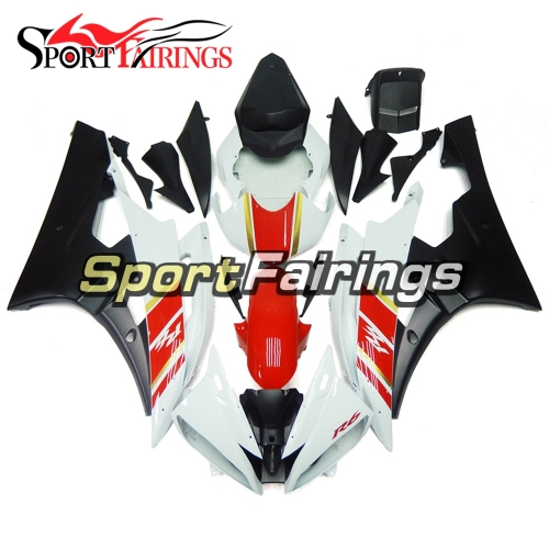 Fairing Kit Fit For Yamaha YZF R6 2006 2007 - Red White Black