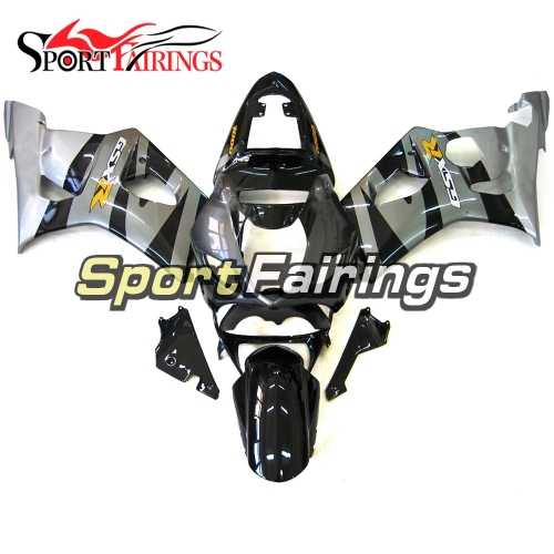 Fairing Kit Fit For Suzuki GSXR1000 K3 2003 - 2004 - Black Grey